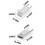 For iPhone15 Cell Phone PD Fast Charging Multi-Function Adapter Lighting Female to Type-C Male Charging Converter,B 2