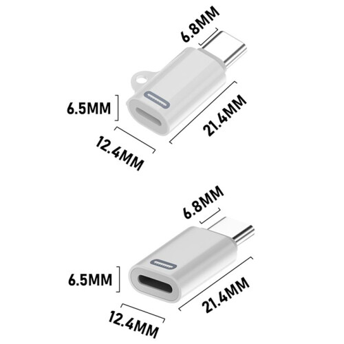 For iPhone15 Cell Phone PD Fast Charging Multi-Function Adapter Lighting Female to Type-C Male Charging Converter,B 1