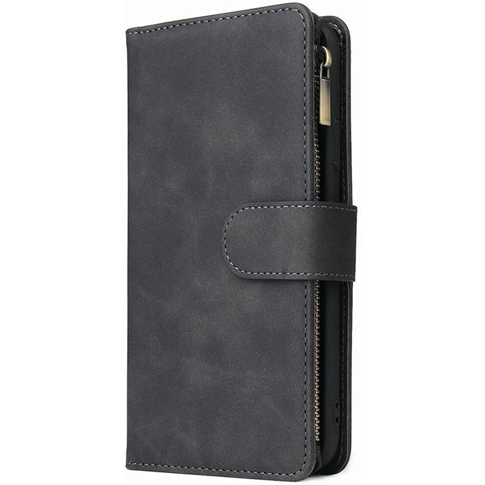 Wallet Case For Iphone 14 Pro With Multicard Storage, Flip Zipper Closure, Antiscratch Protection 9073542356714