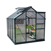 Solar Panel Powered Fan 11 Inch Ventilator Solar Exhaust Fan for Pet Poultry House Greenhouse RV Roof with 2 Fan