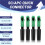 10pcs Ftth Embedded Quick Connector SC/APC Green Plastic Fiber Optic Connector 2