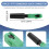 10pcs Ftth Embedded Quick Connector SC/APC Green Plastic Fiber Optic Connector 3