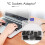 66Pcs/Lot DIP IC Sockets Adaptor Solder Type Socket Kit 6,8,14,16,18,20,24,28 Pin for  PCB Diy Kit 9