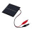 1W 5.5V Solar Cell Epoxy Polycrystalline Solar Panel+Clip For Charging 3.7V Battery System Toy LED Light Study 95*95MM 3