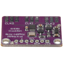Si5351A I2C 25Mhz Clock Generator Breakout Board 8Khz To 160Mhz For D9I2