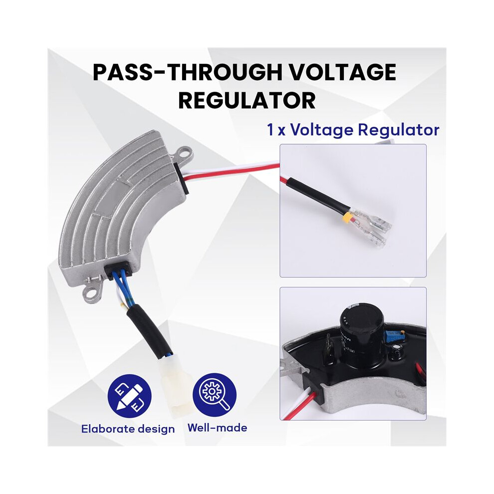 2Kw / 2.5Kw / 2.8Kw -Voltage Regulator Gasoline Generator Avr Aluminum Shell Voltage Regulator 4714263606676