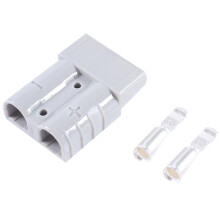 10Pcs for Anderson Plug Connector 50A 600V 6AWG Silver Plated Solid Copper Terminal AC/ Power Tools