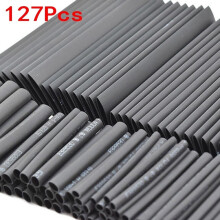 127 PièCes Kit D'Assortiment de Tubes de Gaine RéTractable Connexion éLectrique Câble D'Enroulement de Fil éLectrique