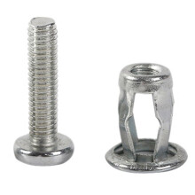 20 Piezas Tuercas Jack M5X25 Tuercas de PéTalo de Tornillo de Metal de Coche con Tornillo para Piel de Hierro de Pared Hueca