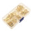 150 Pcs Cable Ring Terminal Ring Cable Lugs Copper Lugs Ring Terminals Connectors Brass Crimp Cable Wire Terminals 1