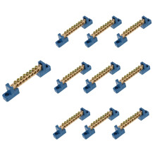 8 Klemmen Sammel Schienen Klemmen Block 10 Pack Messing Draht Schraube Klemme für Auto Boot Marine Boden Strom Verteilung