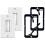 2-Pack Brush Wall Plate with Single Gang Low Voltage Mounting Bracket Cable Pass Through Insert for Speaker Wire 1