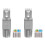 2 Pcs for RJ45 CAT7 Connectors Tool Free Shielded Toolless Modular Network Plug for Installation Cable 1
