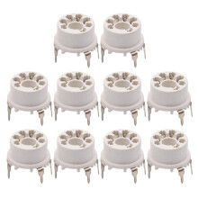 Base Della Valvola Della Presa del Tubo del Vuoto nel Plastica un 7 Pin per BandW 6J1 6Z4 6X4 12AE6 6AT6 6BK6 12AV6 6AQ6 6J5 Hifi Audio AMP 10PZ