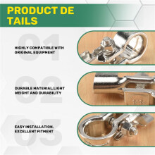 Conectores de Terminais de Bateria de 1 Par BraçAdeiras Kit de Terminal de Bateria de Cobre com Protetores de Terminal de CorrosãO de Bateria 17 Mm