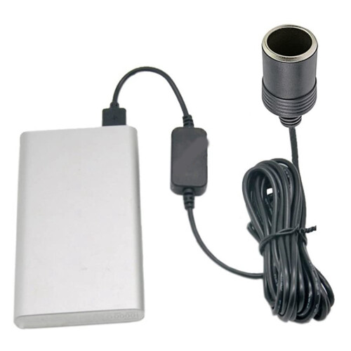 USB 5V to 12V Converter,Power Supply for Tachograph ,Lighter USB to Lighter Converter 2