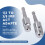 3 Pack Impact Grade Socket Adapter 360-Degree Universal Joint Swivel Socket Set, Socket to Drill Adapter 1