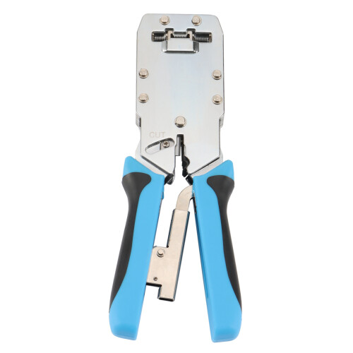 MT-8106R de Alta Qualidade 8 Polegadas 4P 6P 8P AMP Tipo STP Ferramenta de Crimpagem de Plugue Modular RJ45 Alicate com Ferramenta de Crimpagem de 1