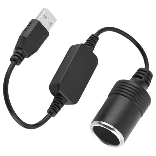 USB 5V to 12V Converter,Power Supply for Tachograph ,Lighter USB to Lighter Converter 1