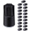 Waterproof Wire Connectors, Grease Cap Outdoor Electrical Wire Cap Nuts for Low Voltage Landscape Lighting,Black(20Pack) 1