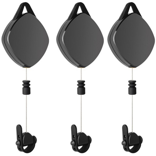 3 Pcs VR Helmet Cable Hook, Automatic Shrink Cable Reel Box for   /  Pro /  Flaws Cable Management 2