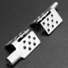 80Pcs Carbon Thermal Film Clamp Connector, Warm Floor Copper Plated Silver Clip Accessories, Floor Heating Film Clamp