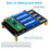 Screw Terminal Expansion Board,Screw Terminal Block Breakout Module Board with LED for Raspberry Pi 4