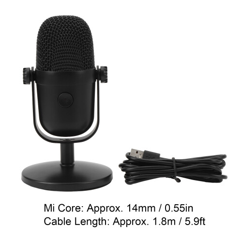 M830 microfono a condensatore USB RGB cardioide 14,0 mm Mi Core 1