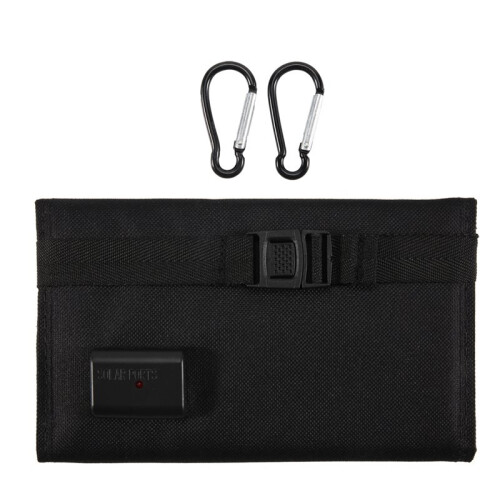 Foldable Solar Panel Solar Cell with USB Output Solar Charger for Camping Cell Phone Tablet Devices Power Bank B