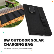 Opvouwbare Zonnepaneel Zonnecel met USB Uitgang Zonnelader voor Camping Mobiele Telefoon Tablet Apparaten Power Bank B