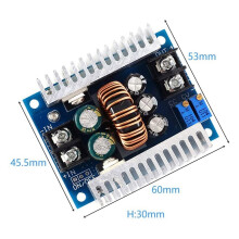 Step Down 300W 20A Module Buck Converter CC CV Power Supply Module 6V-40V to 1.2V-35V Voltage Regulator Reducer 4V 5V