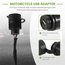 Motorrad Dual USB LadegeräT Steckdose Adapter für MT09 2017-2021 MT-09 SP XSR900 Tracer 900 MT07 XSR700