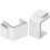30-Pack Blank  Jack Inserts for  Wall Plate and Patch Panel - White 7