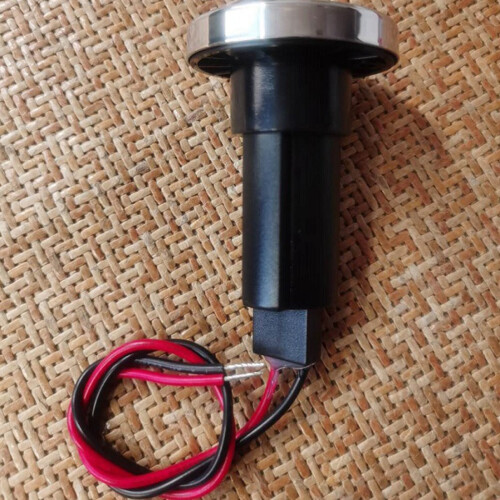 Yacht 2-Pin Stern Light Socket Plug-in Pole Base (Stainless Steel Base) A