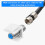 20-Pack Coax  Jack Insert,F-Type RG6 Cable Extender Female to Female for Wall Plate and Patch Panel 2