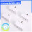 4pcs Tuya WiFi US Standard Zigbee  Socket  Voice Phone Remote Control US Plug 4