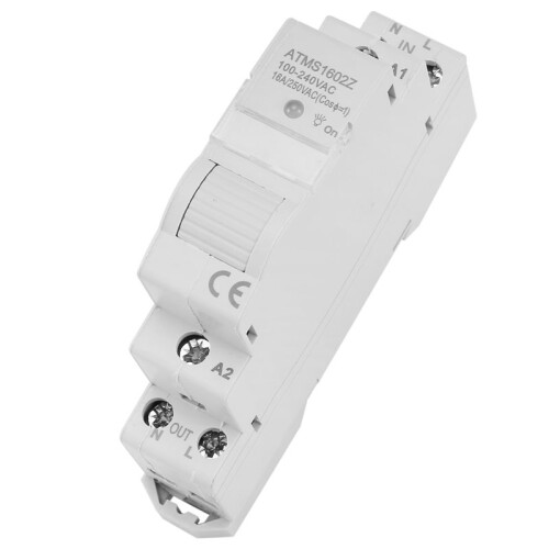 ATMS 1602Z   16A Din Rail 1P Remote Control Timing   Wireless  220V Timing