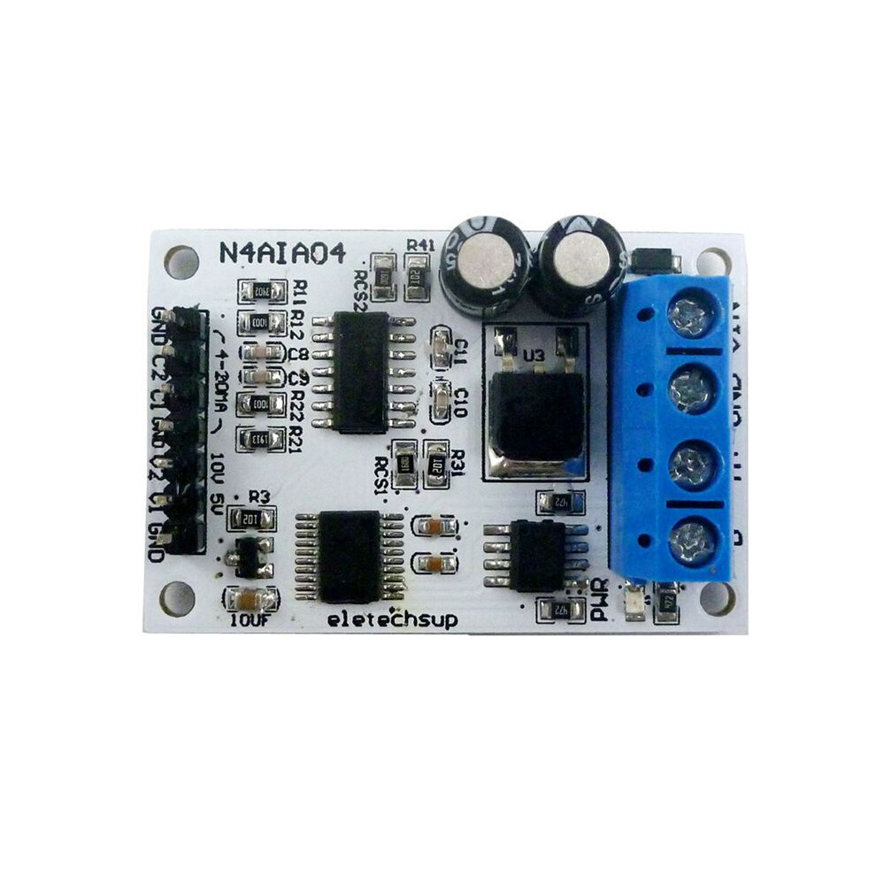 Eletechsup 4-20Ma Voltage Signal Acquisition Rs485 Modbus Rtu Module For Plc Current Transmitter Measuring Instruments 6031244157193