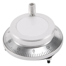 CNC Pulser Handwheel 5V 4Pin Pulse Manual Pulse Generator Hand Wheel CNC Machine Rotary Encoder 80mm 5V-4Pin-100PPR