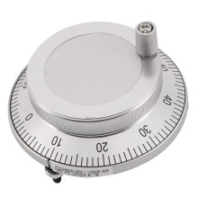 CNC Pulser Handwheel 5V 4Pin Pulse Manual Pulse Generator Hand Wheel CNC Machine Rotary Encoder 80mm 5V-4Pin-100PPR