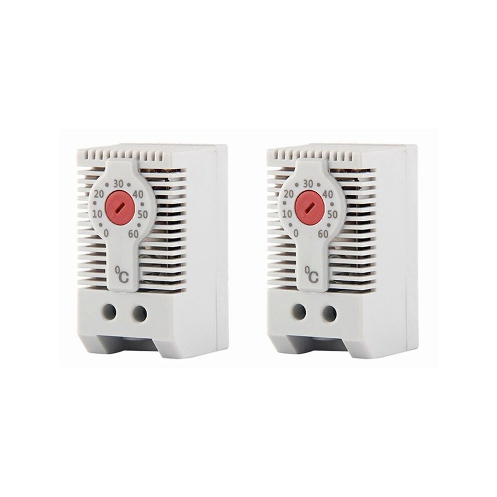 2X Kto011 Normally Closed Nc Adjustable Mechanical Temperature Controller Cabinet Thermostat Din Rail,For Heating Use 6032879195123
