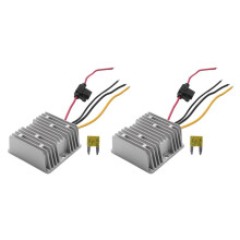 2X 36V/48V to 12V 20A Converter Voltage Regulator Reducer Step Down Buck Transformer Converter Power with Fuse
