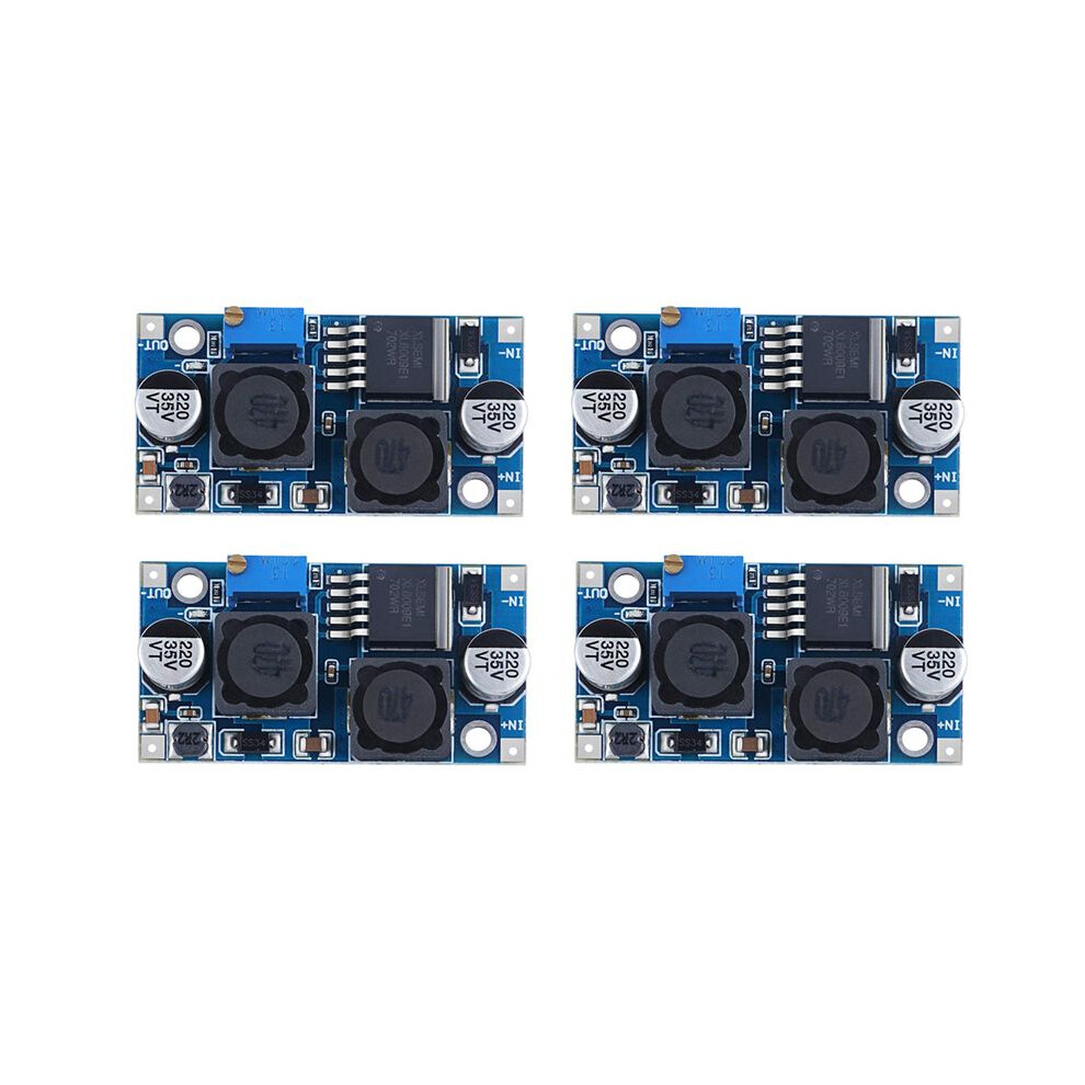 4Pcs Adjustable - Buck Boost Converter Automatic Wide Voltage Regulator Xl6009 Voltage Module 4714126623024