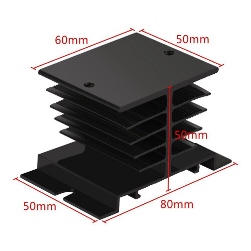 Solid State Relay Heat Sink,12PCS Heatsink PID Temperature Controller Heat Sink for Solid State Relay and SSR Radiator 2