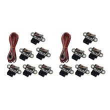 12 Pcs 3D Printer  Mechanical Limit  Module  Endstop Switches with 1M 3Pin Cable for 3D Printers Parts