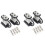 4X 50A 1/0 AWG Battery Connection Harness Plug Connector Winch Plug Quick Disconnect for UPS Battery Pack 1