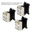 Solid State Relay Heat Sink,12PCS Heatsink PID Temperature Controller Heat Sink for Solid State Relay and SSR Radiator 2