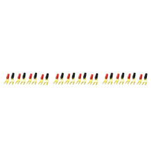 24 Stuks/12 Pairs "Y" "U" Spade Banaan Connectors Vergulde Soldeerloze Vork Luidspreker Banaanstekker Adapter