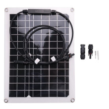 2X 30W Watt Portable Mono-Crystalline Solar Panel 18V RV Car Battery Charger