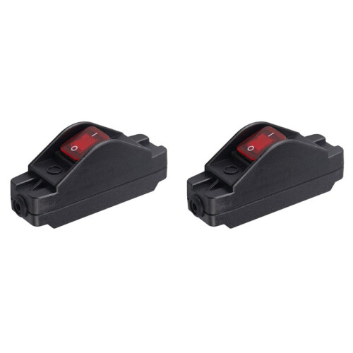2X 16A 220V /Off Inline Cord  Button Inline Cord  for Electrical Appliances